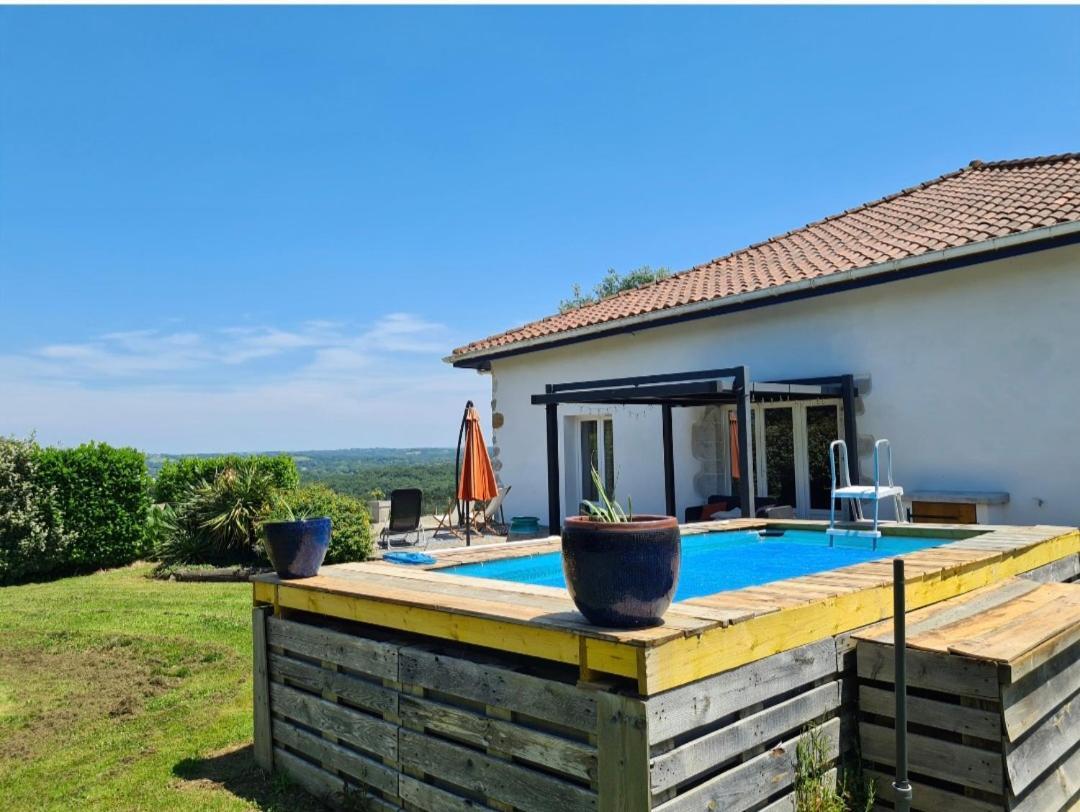 Family Home With Pool Saint-Lon-Les-Mines Buitenkant foto